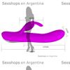 Vibrador con estimulador oscilante de punto G